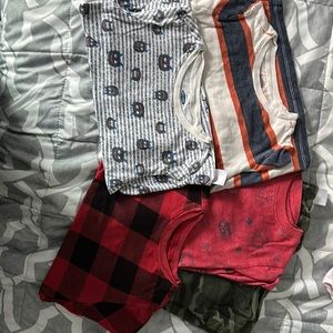 10 pieces of Shirts for boys - 5 Y Old - Old Navy and Carters, Cotton